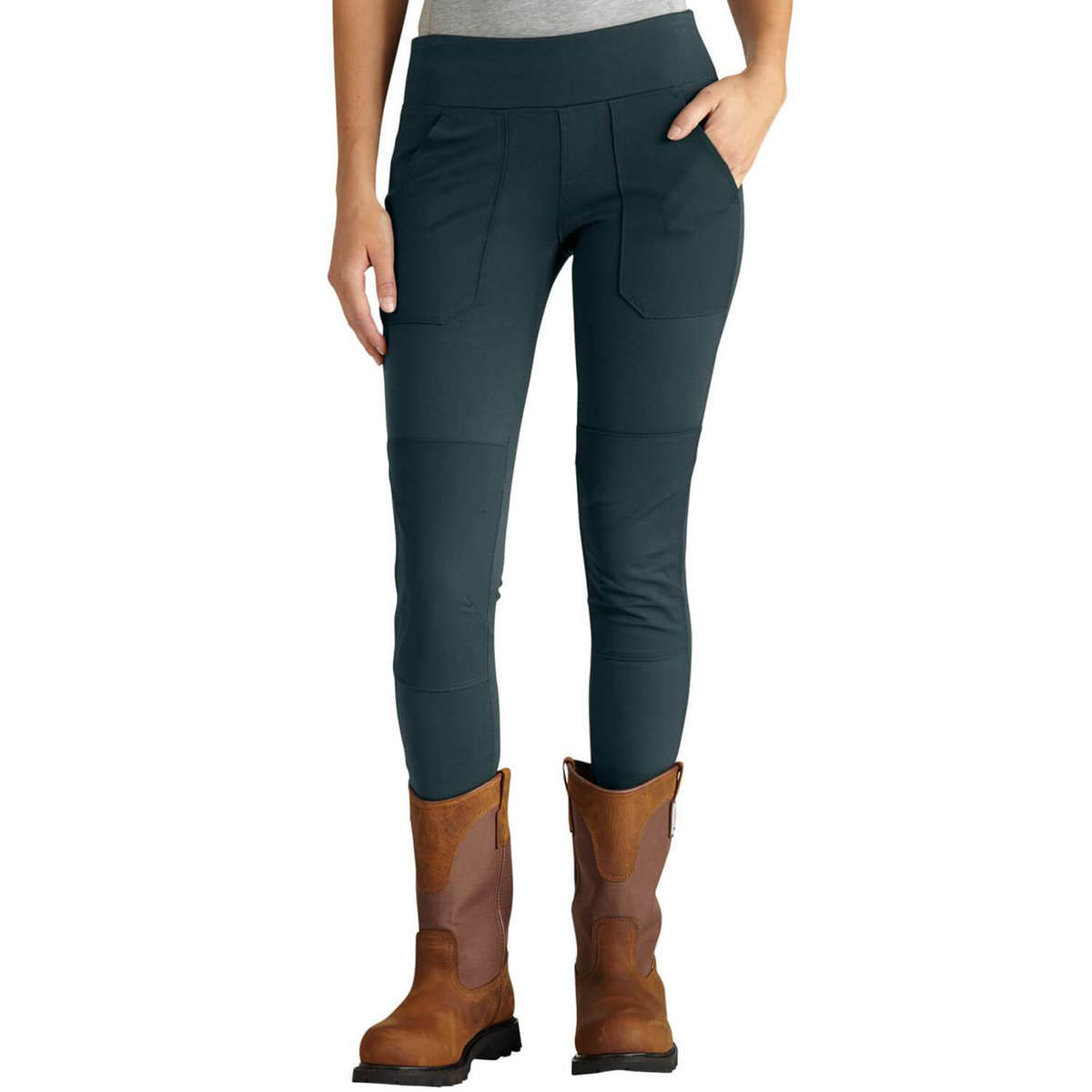 Carhartt Women's Force Utility Mid Rise Slim Fit Leggings - Ink Green - XXL - Ink Green XXL Carhartt Women's Force Utility Mid Rise Slim Fit Leggings - Ink Green - XXL - Ink Green XXL