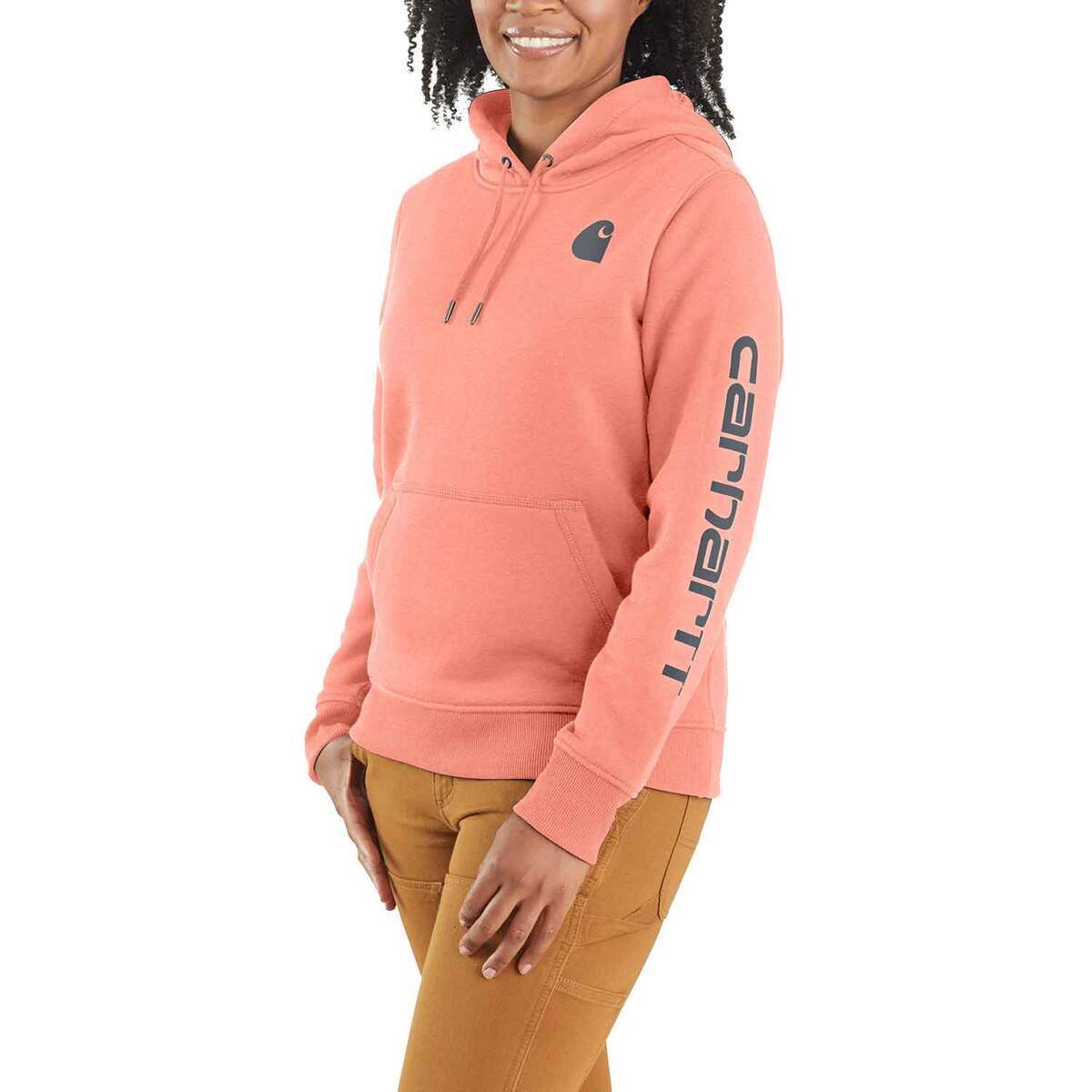 Carhartt Women's Logo Sleeve Graphic Work Hoodie Carhartt Women's Logo Sleeve Graphic Work Hoodie