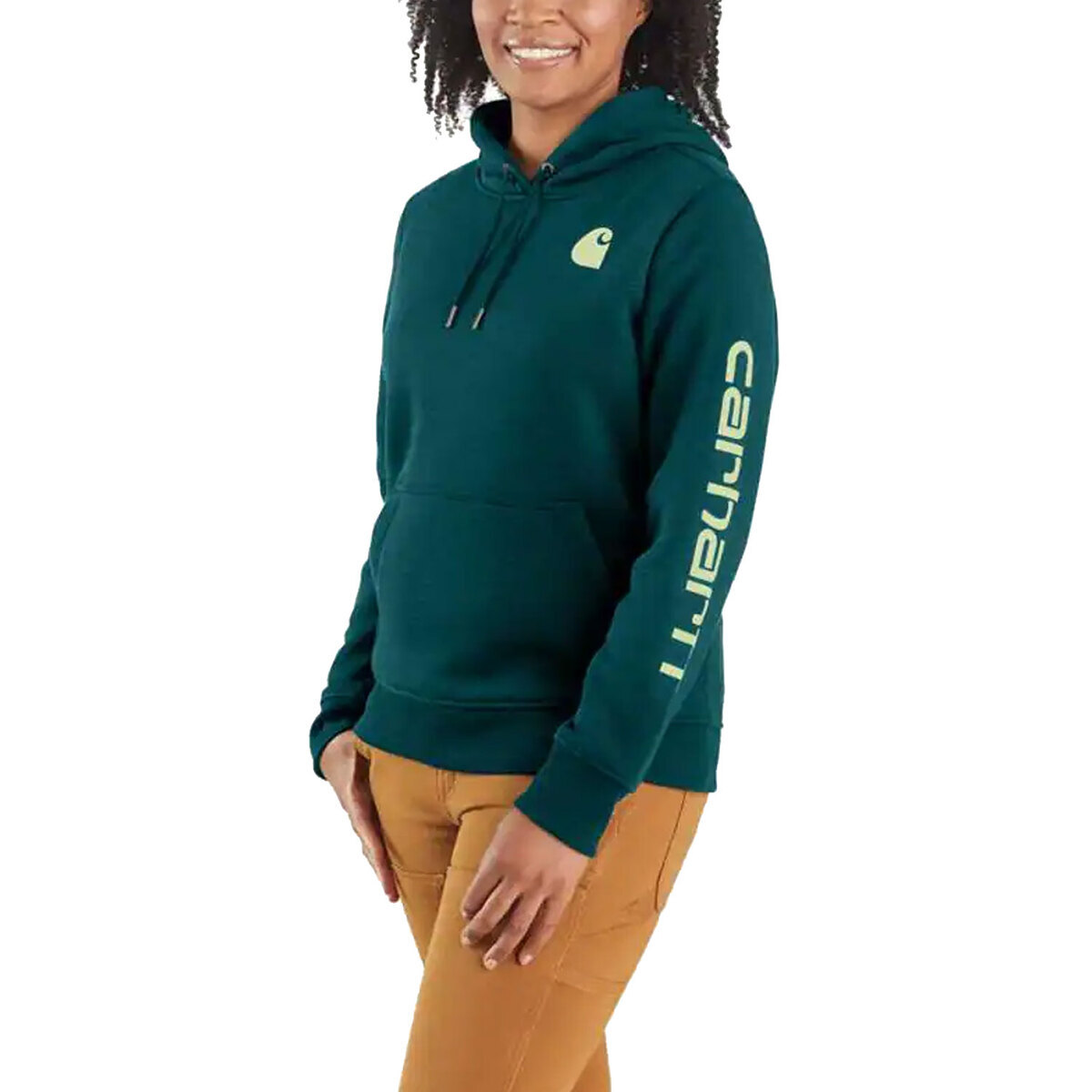 Carhartt Women's Midweight Logo Sleeve Graphic Sweatshirt Carhartt Women's Midweight Logo Sleeve Graphic Sweatshirt