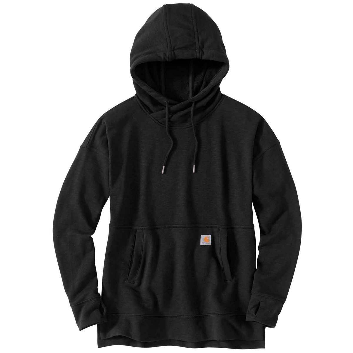 Carhartt Women's Newberry French Terry Work Hoodie - Black - L - Black L Carhartt Women's Newberry French Terry Work Hoodie - Black - L - Black L