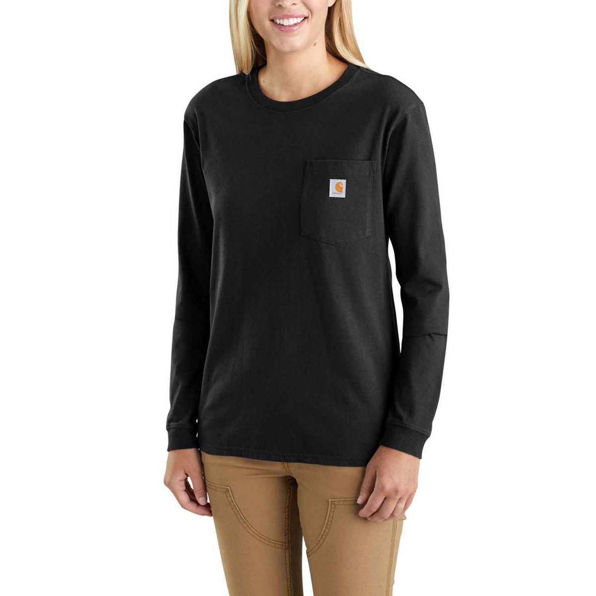 Carhartt Women's Pocket Workwear Long Sleeve Shirt Carhartt Women's Pocket Workwear Long Sleeve Shirt