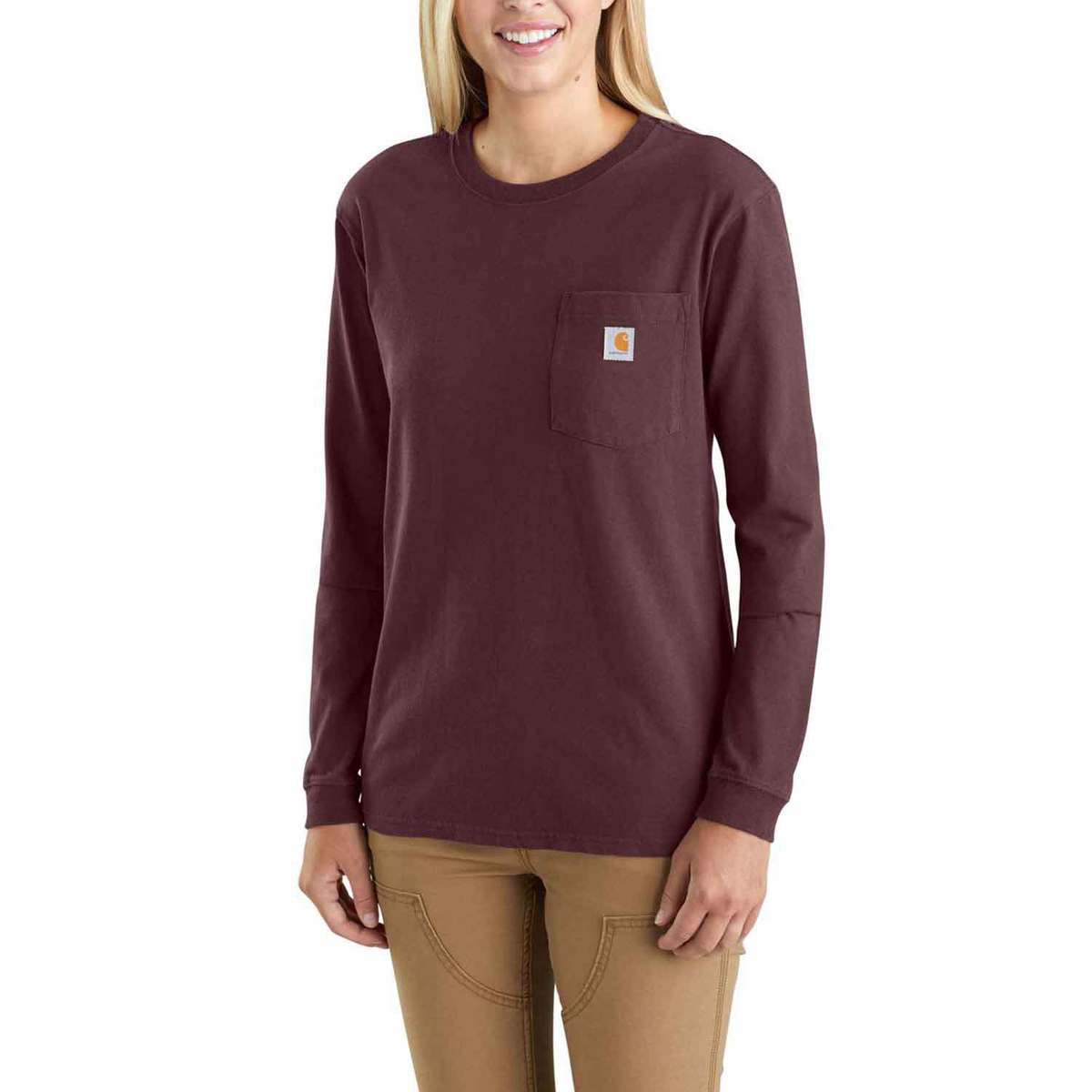 Carhartt Women's Pocket Workwear Long Sleeve Shirt Carhartt Women's Pocket Workwear Long Sleeve Shirt