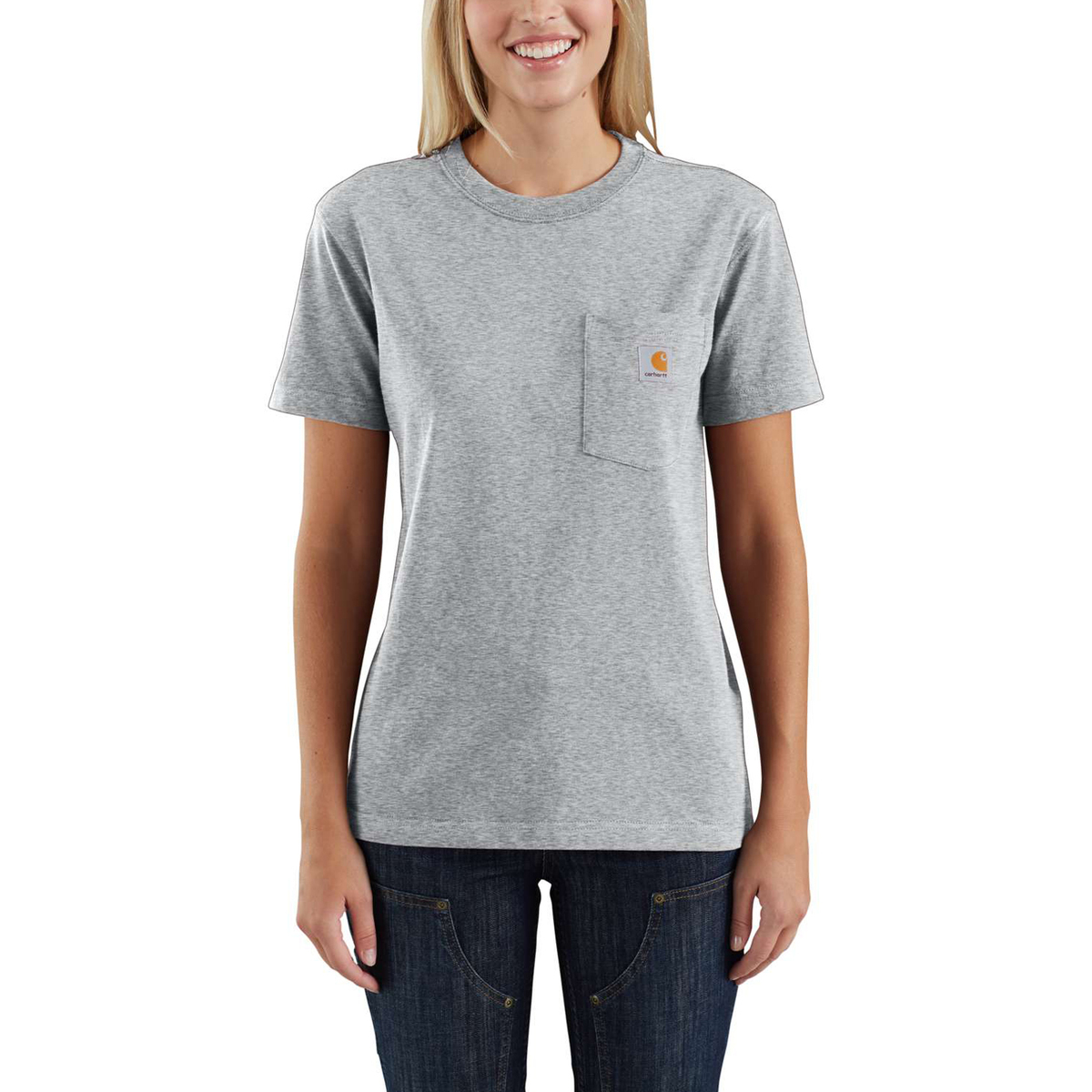 Carhartt Women's WK87 Pocket Workwear Short Sleeve Shirt | Sportsman's ...