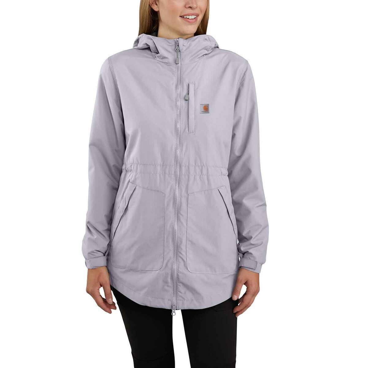 Carhartt Women's Rain Defender Relaxed Fit Casual Rain Jacket Carhartt Women's Rain Defender Relaxed Fit Casual Rain Jacket