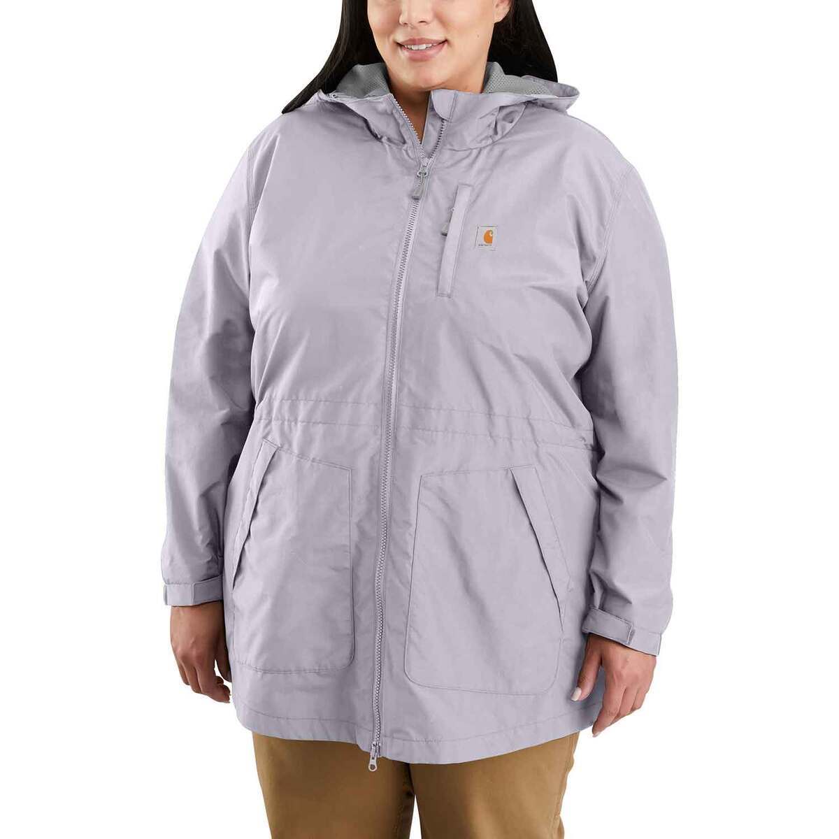 Carhartt Women's Rain Defender Relaxed Fit Casual Rain Jacket Carhartt Women's Rain Defender Relaxed Fit Casual Rain Jacket