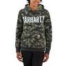 Carhartt Women's Relaxed Fit Camo Graphic Casual Hoodie