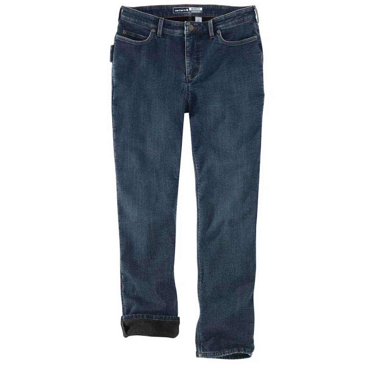 Carhartt Women's Rugged Flex Mid-Rise Relaxed Jeans Carhartt Women's Rugged Flex Mid-Rise Relaxed Jeans
