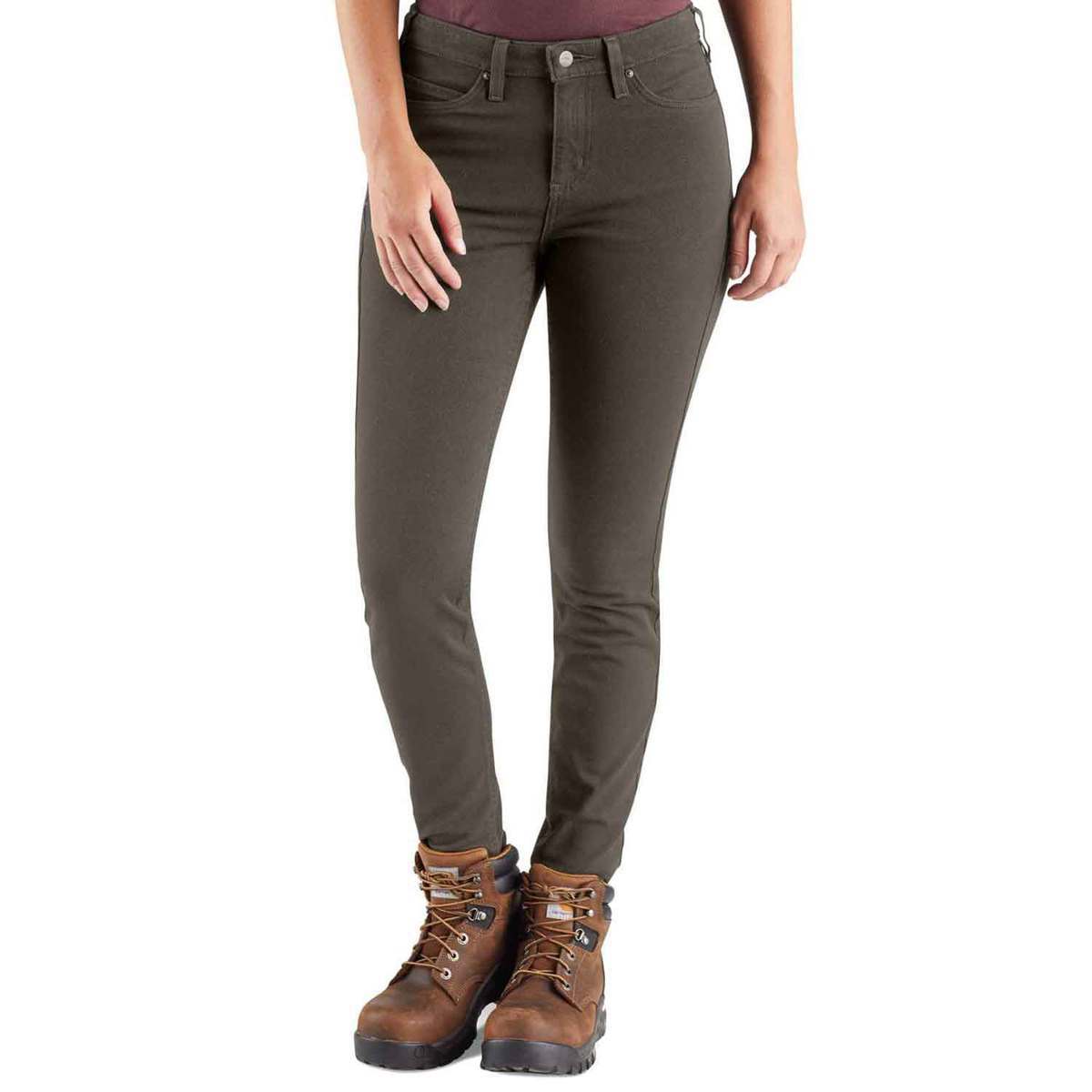 Carhartt Women's Rugged Flex Mid Rise Slim Fit Work Pants | Sportsman's ...