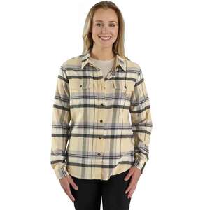 Carhartt Women's Tencel Fiber Flannel Long Sleeve Casual Shirt