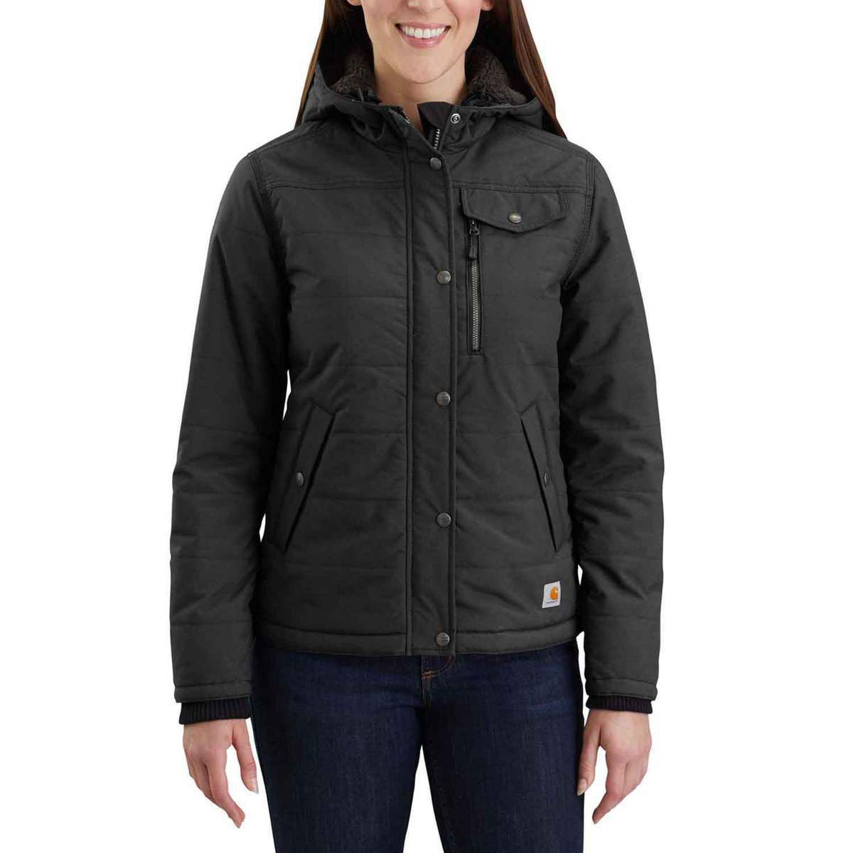 Carhartt Women's Utility Work Jacket - Black - S - Black S Carhartt Women's Utility Work Jacket - Black - S - Black S