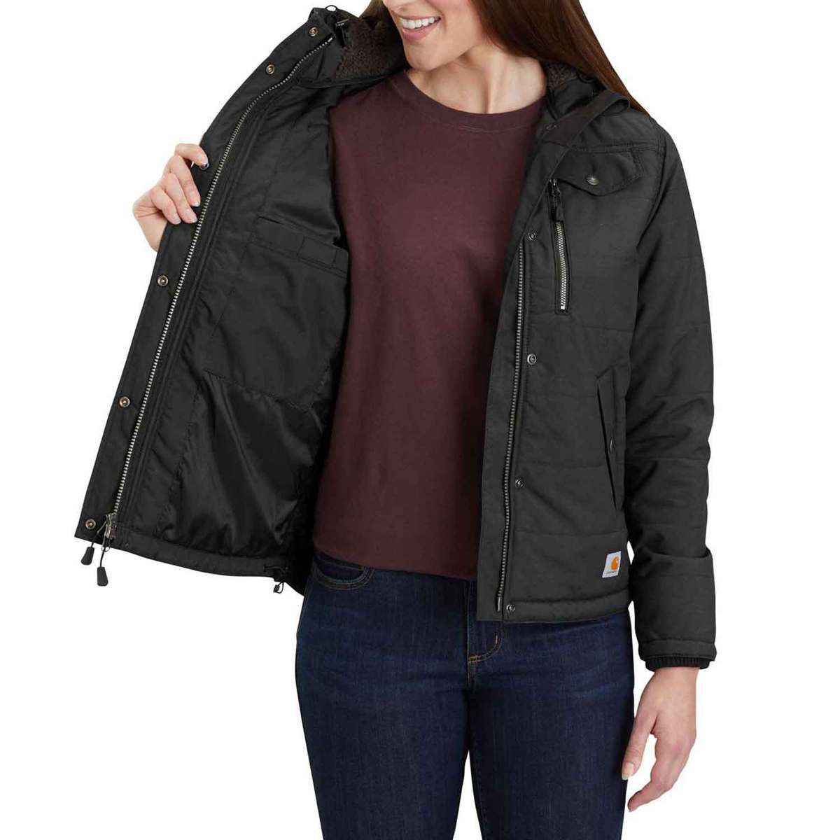 Carhartt Women's Utility Work Jacket - Black - S - Black S Carhartt Women's Utility Work Jacket - Black - S - Black S