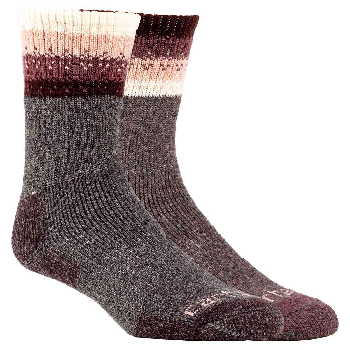 Carhartt Women's Wool Blend 4 Pack Work Socks - Purple - M - Purple M Carhartt Women's Wool Blend 4 Pack Work Socks - Purple - M - Purple M
