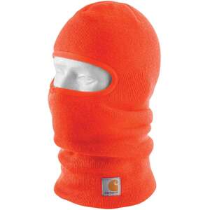Carhatt Men's Knit Insulated Face Mask - Brite Orange