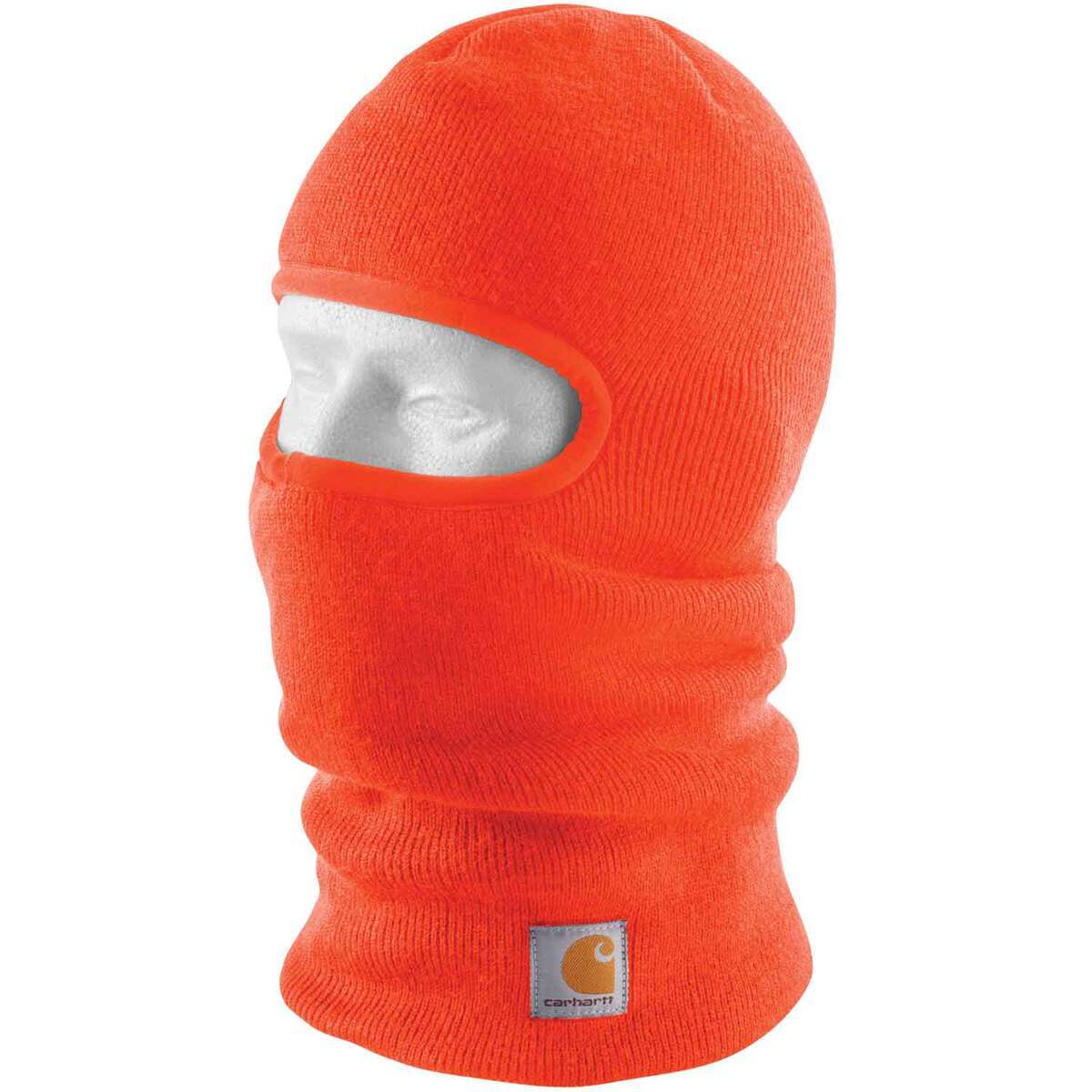 Carhatt Men's Knit Insulated Face Mask - Brite Orange - Brite Orange One Size Fits Most Carhatt Men's Knit Insulated Face Mask - Brite Orange - Brite Orange One Size Fits Most