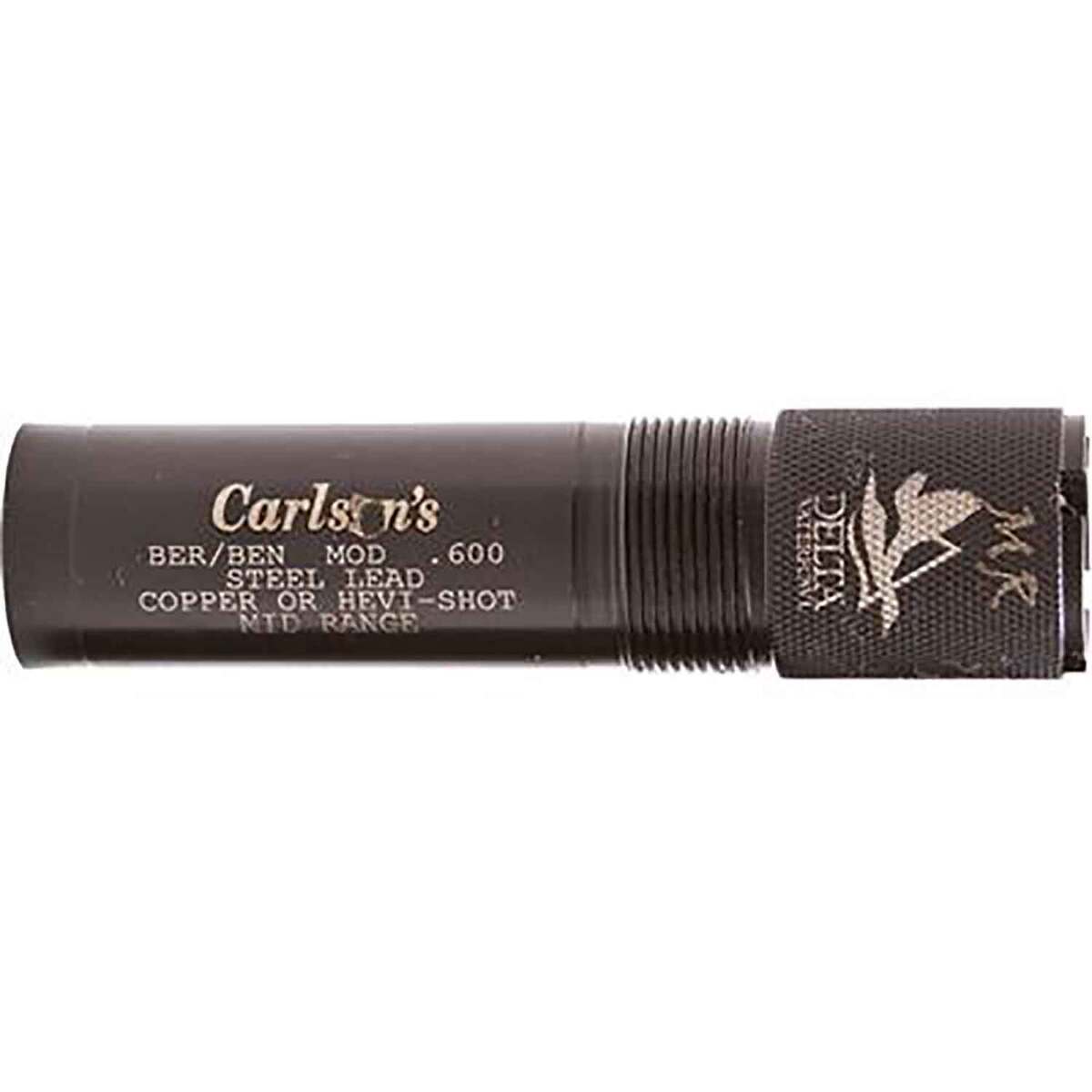 Carlsons Delta 20ga Beretta/Benelli Waterfowl MR Choke Tube - Black Carlsons Delta 20ga Beretta/Benelli Waterfowl MR Choke Tube - Black