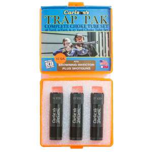 Carlson's Trap Pak 12 Gauge Browning Invector Plus Modified/Full/Extra Full Choke Tubes