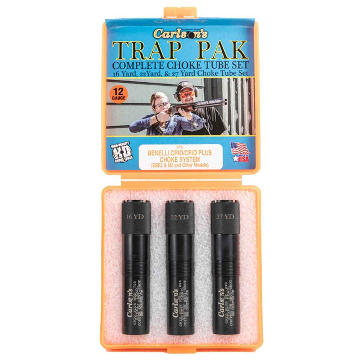 Carlson's Trap Pak 12ga Benelli Crio Plus Modified/Full/Extra Full Choke Tubes - Black Carlson's Trap Pak 12ga Benelli Crio Plus Modified/Full/Extra Full Choke Tubes - Black