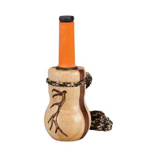 Carlton Calls Li’l Heifer Cow Elk Call – Walnut and Maple Wood