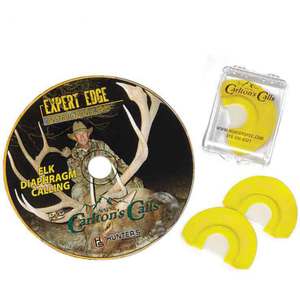 Carlton's Calls Expert Edge Diaphragm Elk Calls & DVD Combo by Hunter's Specialties