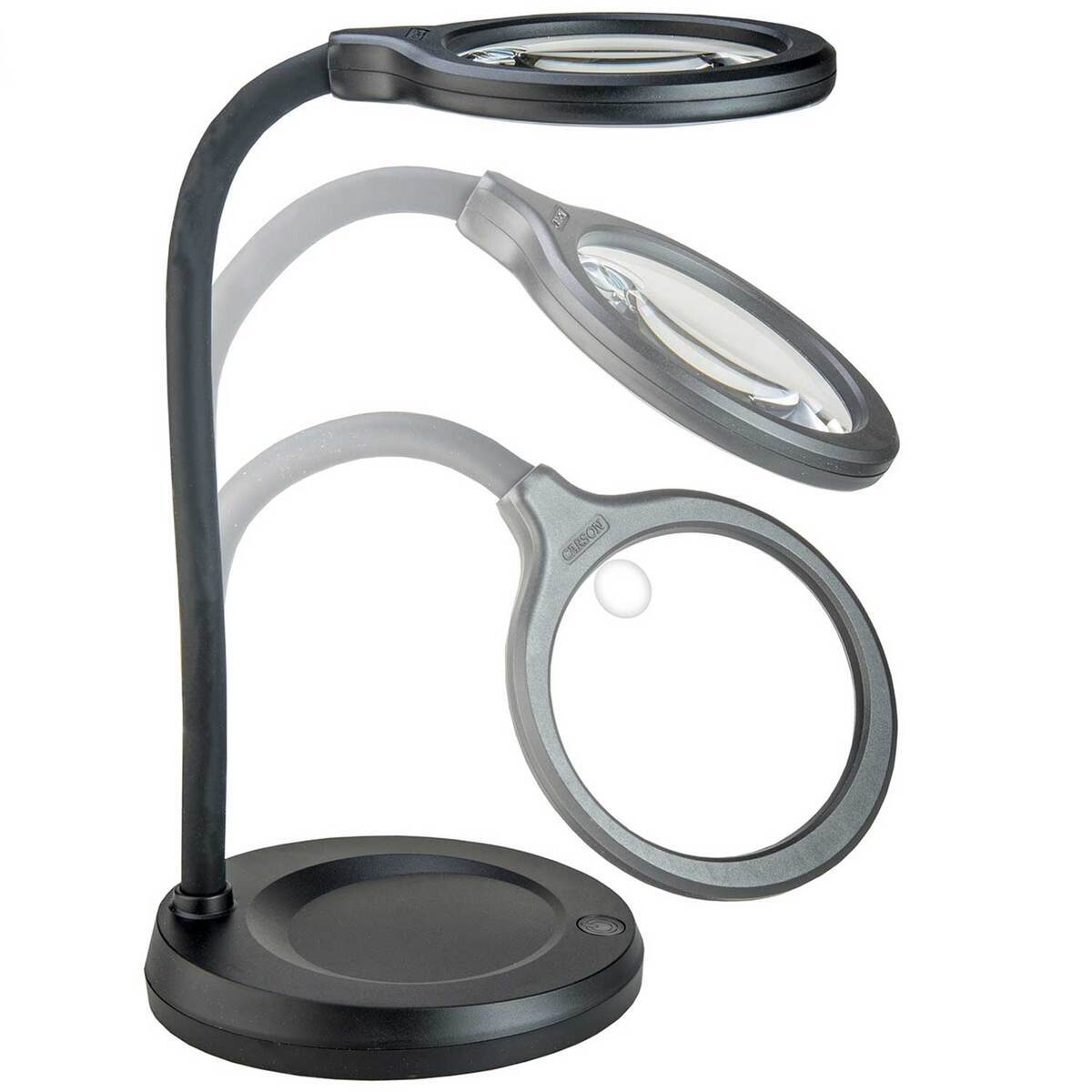 Carson Optical DeskBrite 300 Magnifying Lamp - Black Carson Optical DeskBrite 300 Magnifying Lamp - Black
