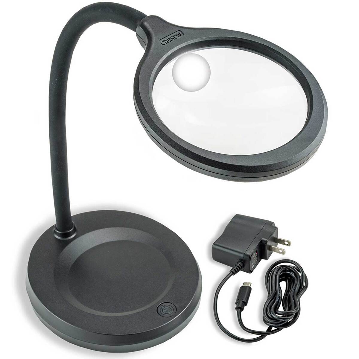 Carson Optical DeskBrite 300 Magnifying Lamp - Black Carson Optical DeskBrite 300 Magnifying Lamp - Black