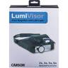 Carson Optical LumiVisor Fly Tying Tool - Black 2x, 3x, 5x, 6x Magnification