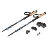 Cascade Mountain Carbon Fiber Quick Lock Trekking Poles  - Black/Cork Fully Collapsed 26in, Fully Extended 54in