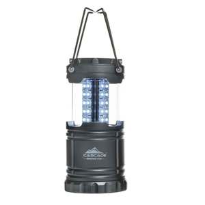 Cascade Mountain Pop-Up LED Lantern - Black