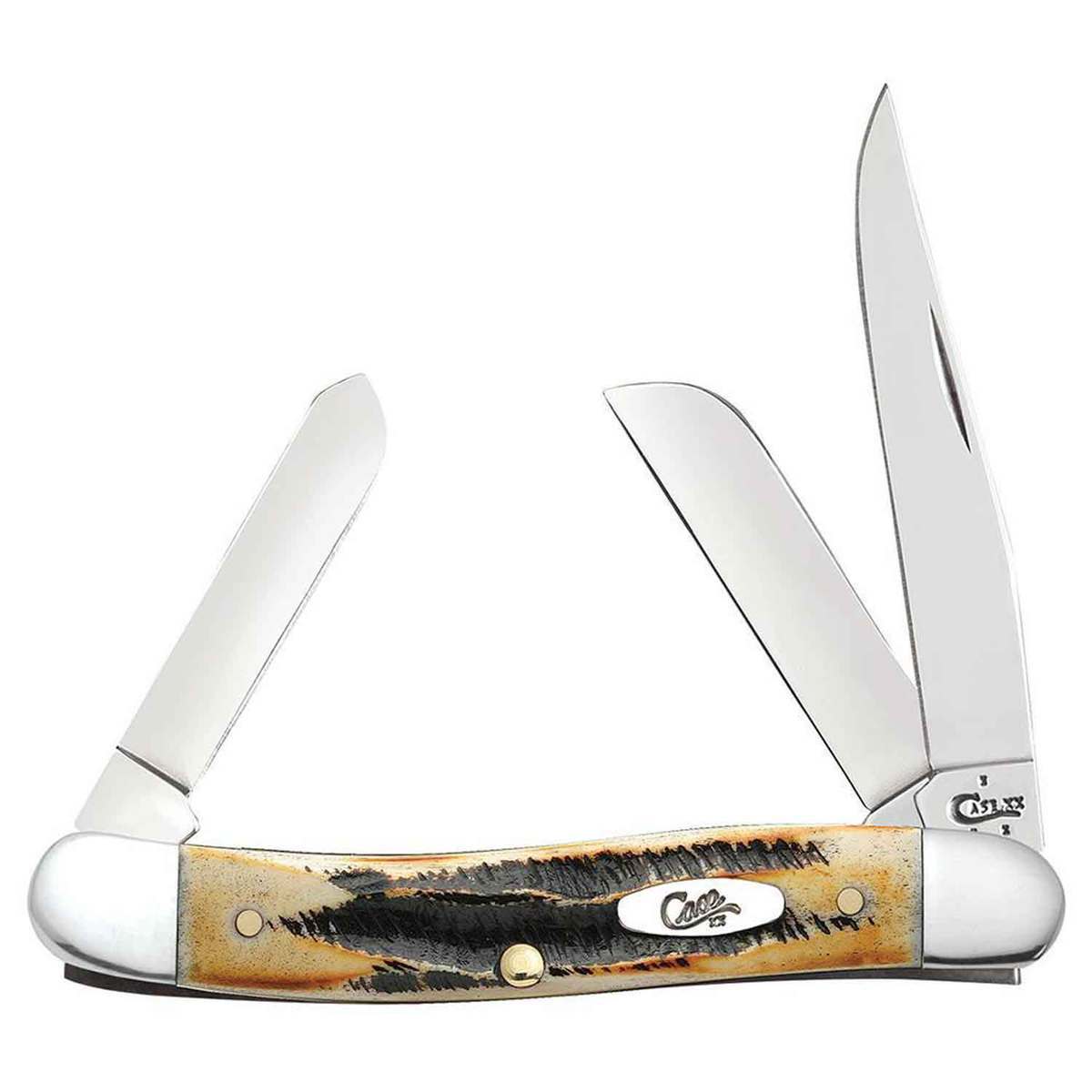 Case Bonestag Medium Stockman 2.75 inch Folding Knife - Brown Case Bonestag Medium Stockman 2.75 inch Folding Knife - Brown