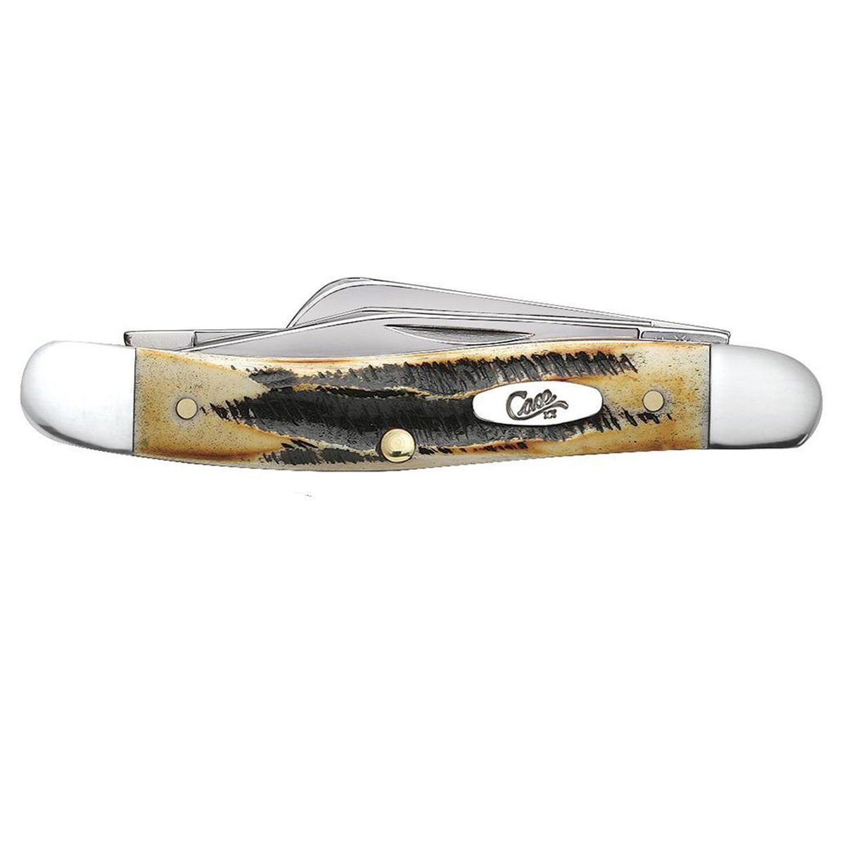 Case Bonestag Medium Stockman 2.75 inch Folding Knife - Brown Case Bonestag Medium Stockman 2.75 inch Folding Knife - Brown