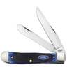Case Ford Trapper 3.27 inch Folding Knife - Blue Bone