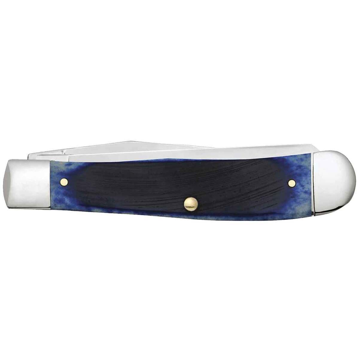 Case Ford Trapper 3.27 inch Folding Knife - Blue Bone Case Ford Trapper 3.27 inch Folding Knife - Blue Bone