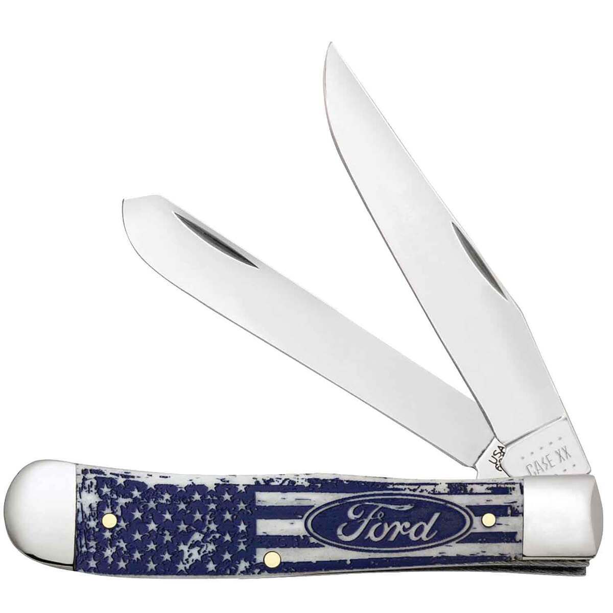 Case Ford Trapper 3.27 inch Folding Knife - Natural Bone Case Ford Trapper 3.27 inch Folding Knife - Natural Bone