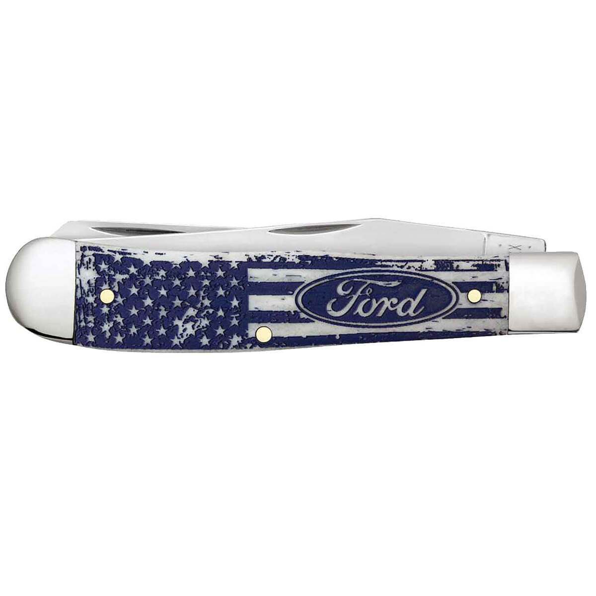 Case Ford Trapper 3.27 inch Folding Knife - Natural Bone Case Ford Trapper 3.27 inch Folding Knife - Natural Bone