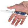 Case Ford Trapper 3.27 inch Folding Knife - Natural Bone