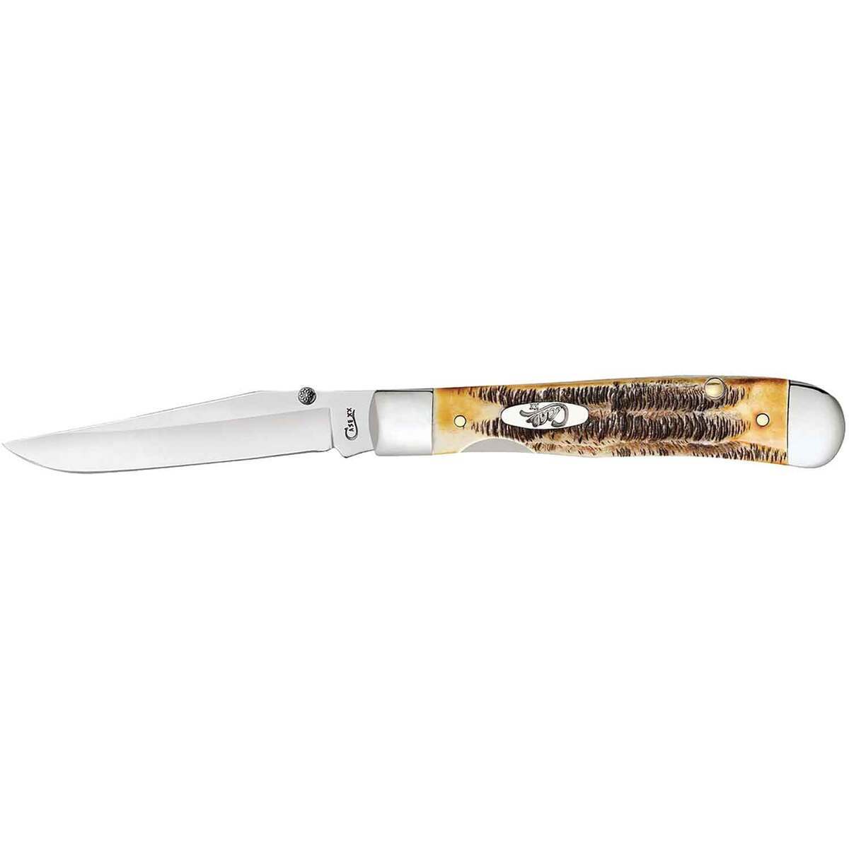 Case Kickstart Trapperlock 3.3 inch Folding Knife - Brown Case Kickstart Trapperlock 3.3 inch Folding Knife - Brown