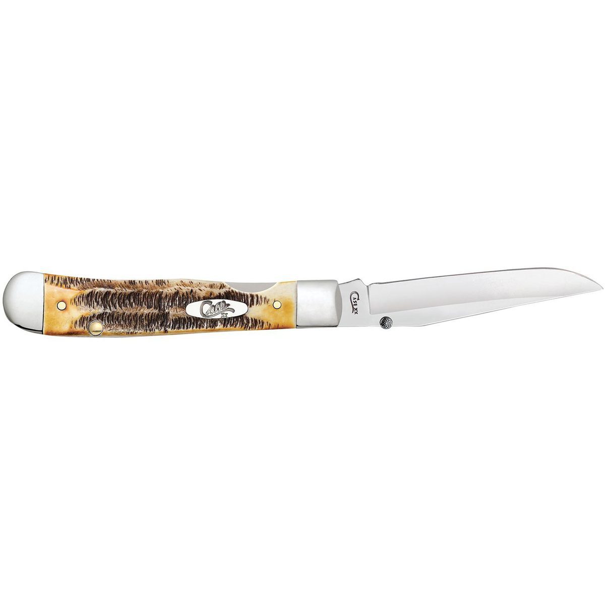 Case Kickstart Trapperlock 3.3 inch Folding Knife - Brown Case Kickstart Trapperlock 3.3 inch Folding Knife - Brown