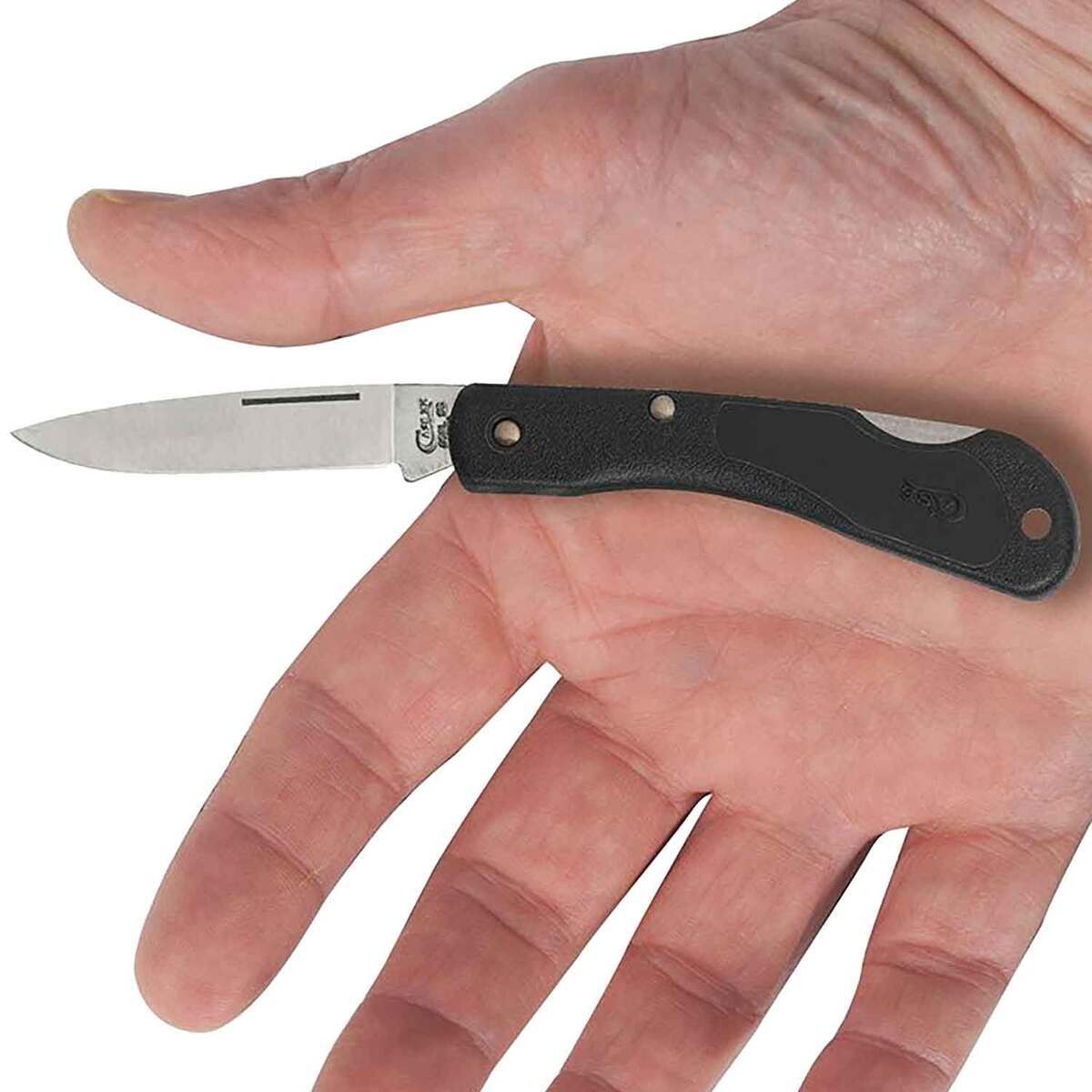 Case Lightweight Synthetic Mini Blackhorn 2.25 inch Folding Knife - Black Case Lightweight Synthetic Mini Blackhorn 2.25 inch Folding Knife - Black