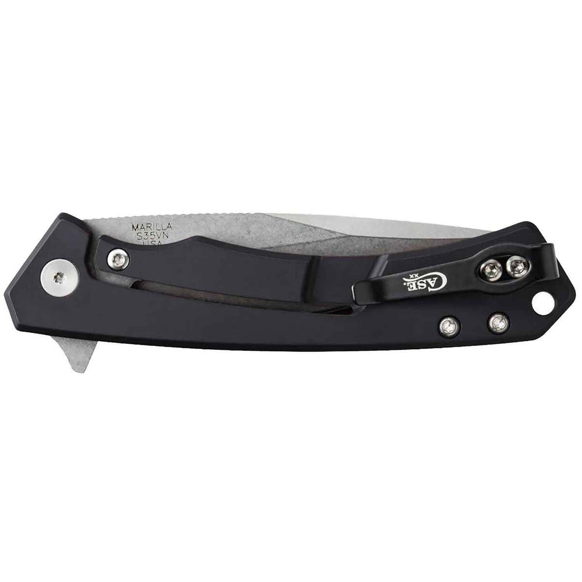 Case Marilla 3.4 inch Folding Knife - Lightweight Black Anodized Aluminum Case Marilla 3.4 inch Folding Knife - Lightweight Black Anodized Aluminum