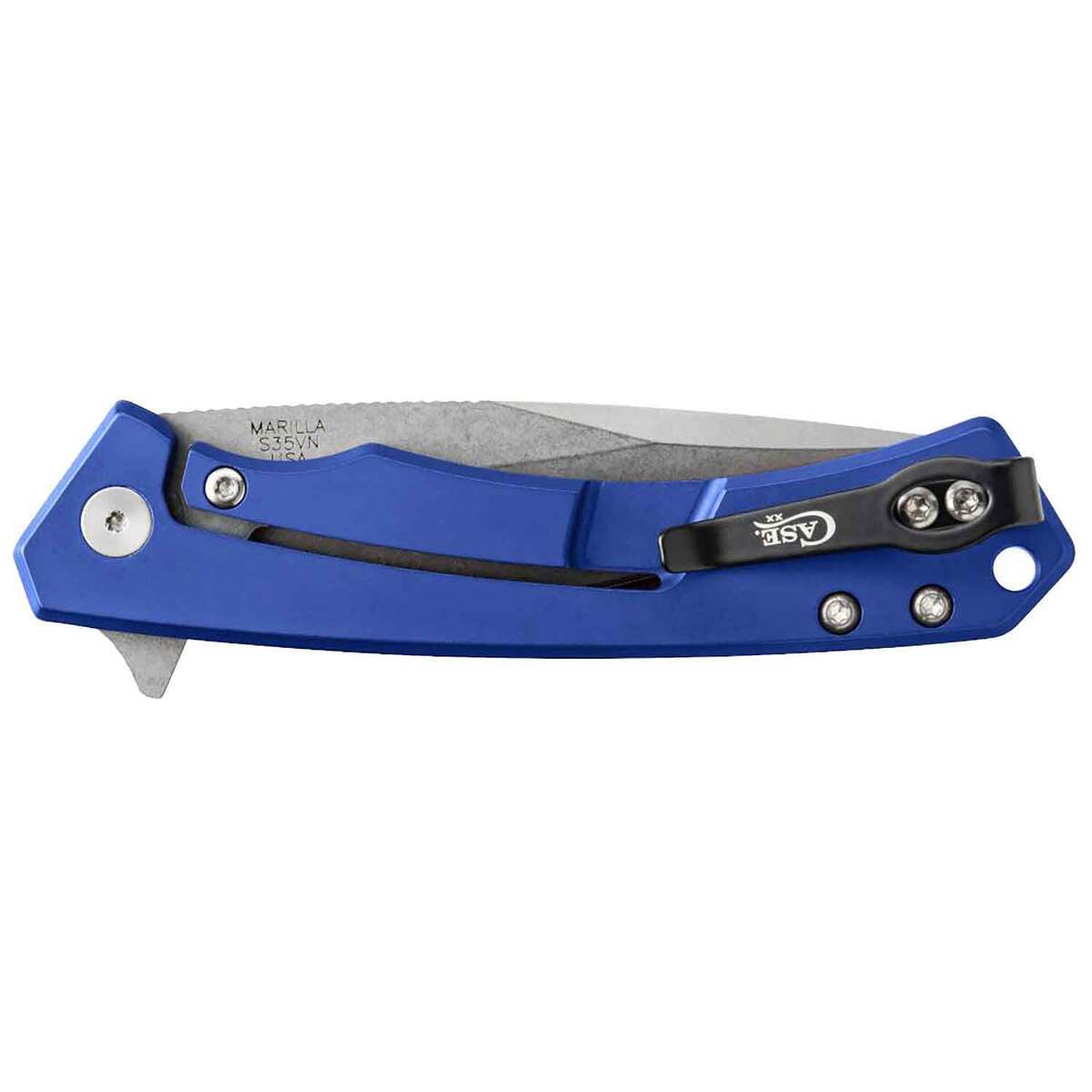 Case Marilla 3.4 inch Folding Knife - Lightweight Blue Anodized Aluminum Case Marilla 3.4 inch Folding Knife - Lightweight Blue Anodized Aluminum