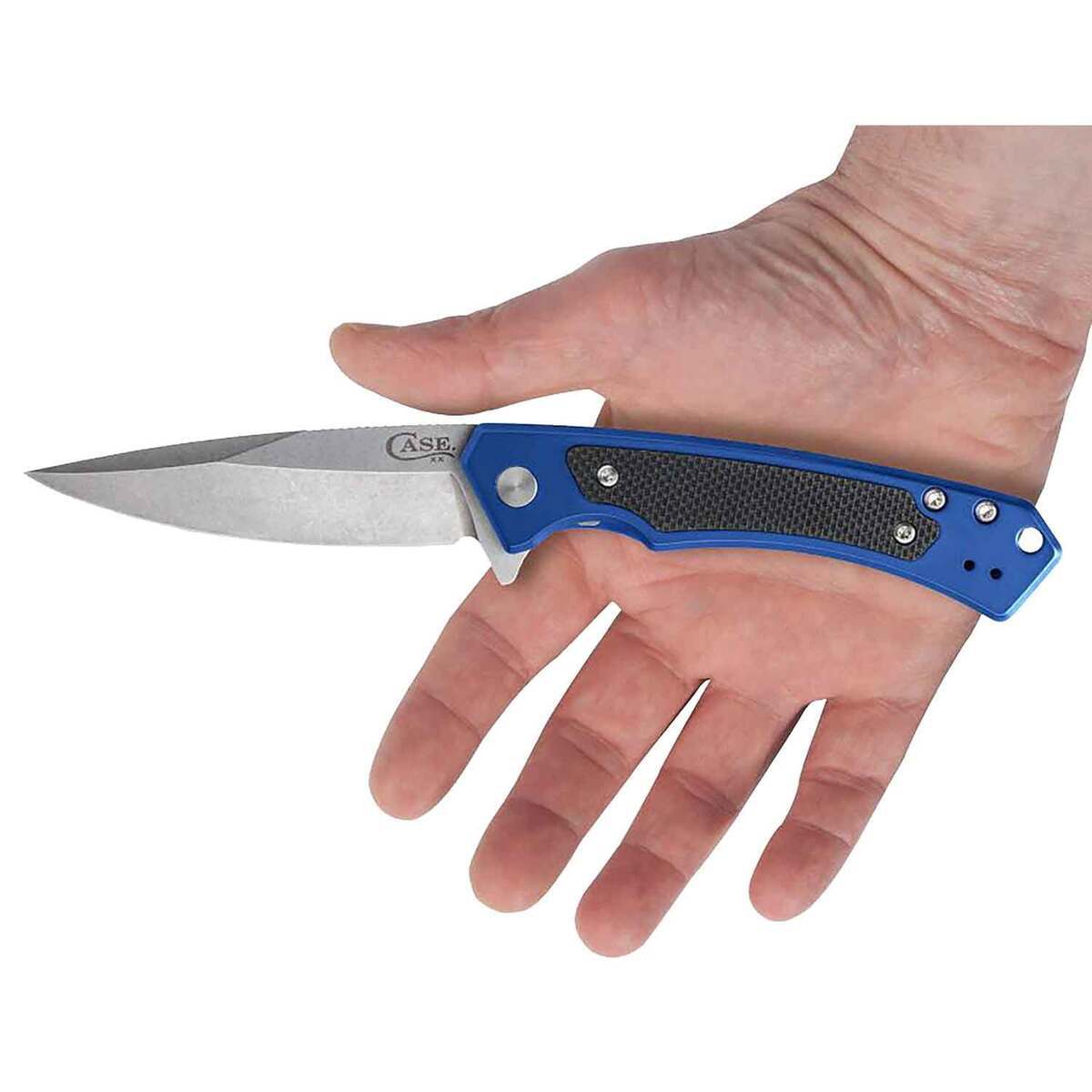 Case Marilla 3.4 inch Folding Knife - Lightweight Blue Anodized Aluminum Case Marilla 3.4 inch Folding Knife - Lightweight Blue Anodized Aluminum