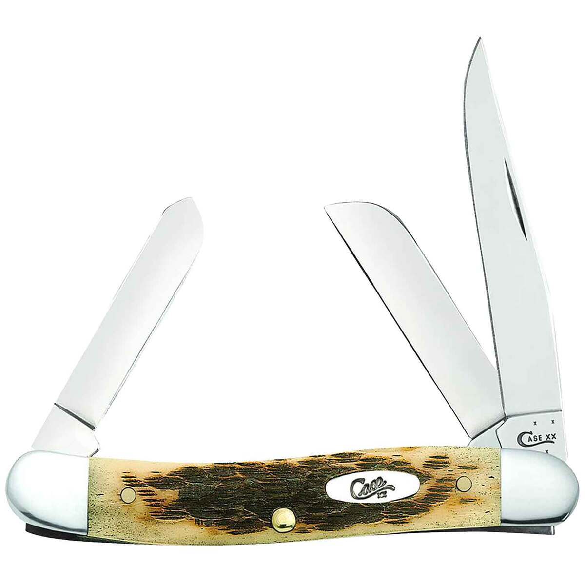 Case Medium Stockman 2.57 inch Folding Knife - Amber Bone Case Medium Stockman 2.57 inch Folding Knife - Amber Bone