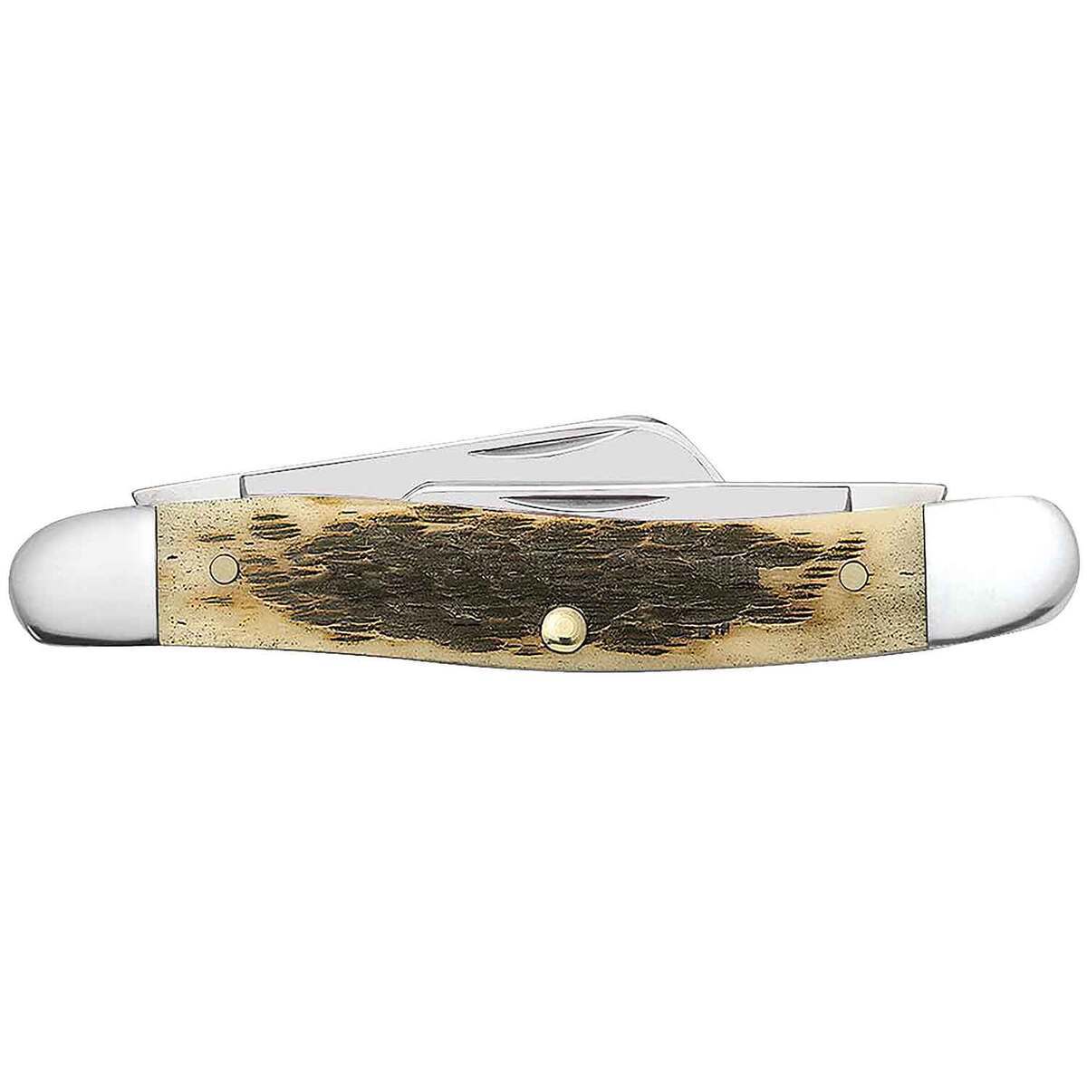 Case Medium Stockman 2.57 inch Folding Knife - Amber Bone Case Medium Stockman 2.57 inch Folding Knife - Amber Bone