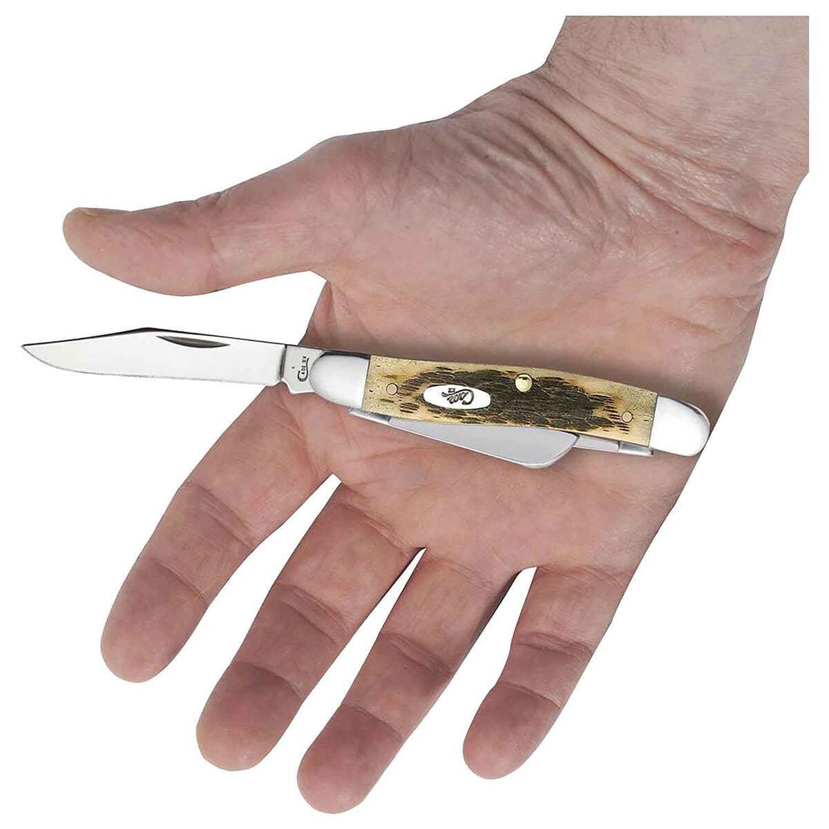 Case Medium Stockman 2.57 inch Folding Knife - Amber Bone Case Medium Stockman 2.57 inch Folding Knife - Amber Bone
