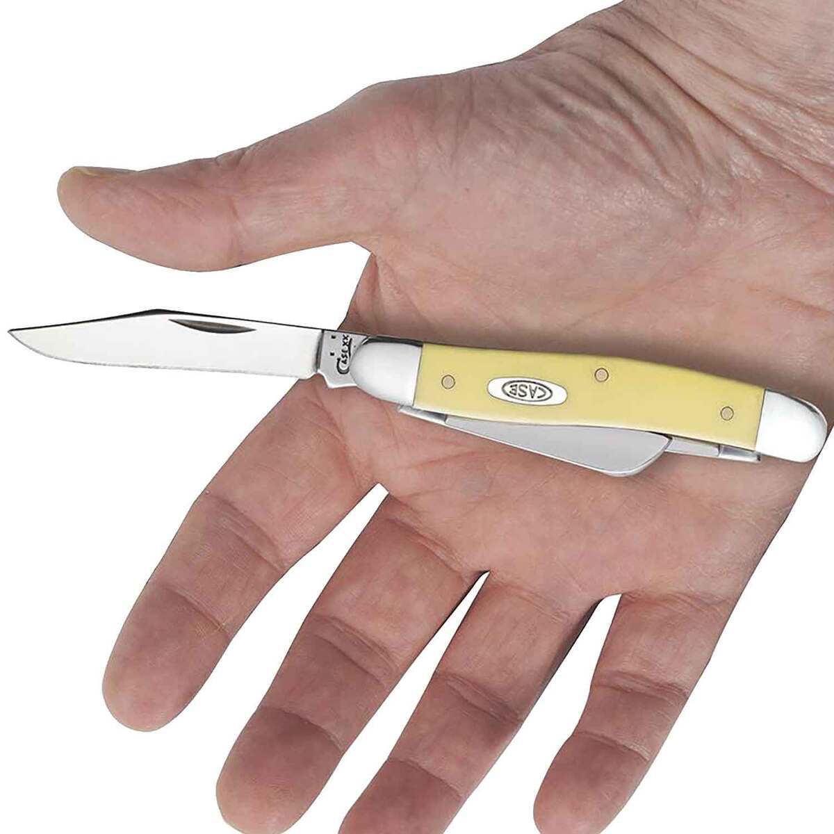 Case Medium Stockman 2.57 inch Folding Knife - Yellow Case Medium Stockman 2.57 inch Folding Knife - Yellow