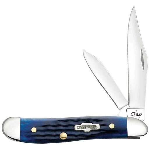 Case Peanut 2.1 inch Folding Knife – Blue Bone