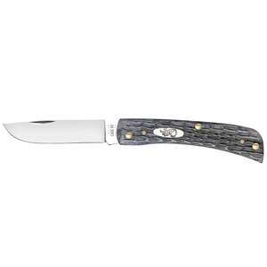 Case Pocket Worn Crandall Jig Sod Buster Jr 2.8 inch Folding Knife
