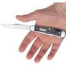 Case Pocket Worn Crandall Jig Trapper 3.27 inch Folding Knife - Gray Bone