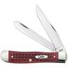 Case Pocketworn Trapper 3.27 inch Folding Knife - Red