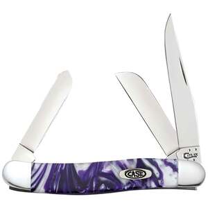 Case Purple Passion Medium Stockman 2.24 inch Folding Knife